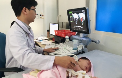 Triển khai phòng khám siêu âm tim, Bệnh viện Sản Nhi Quảng Ngãi